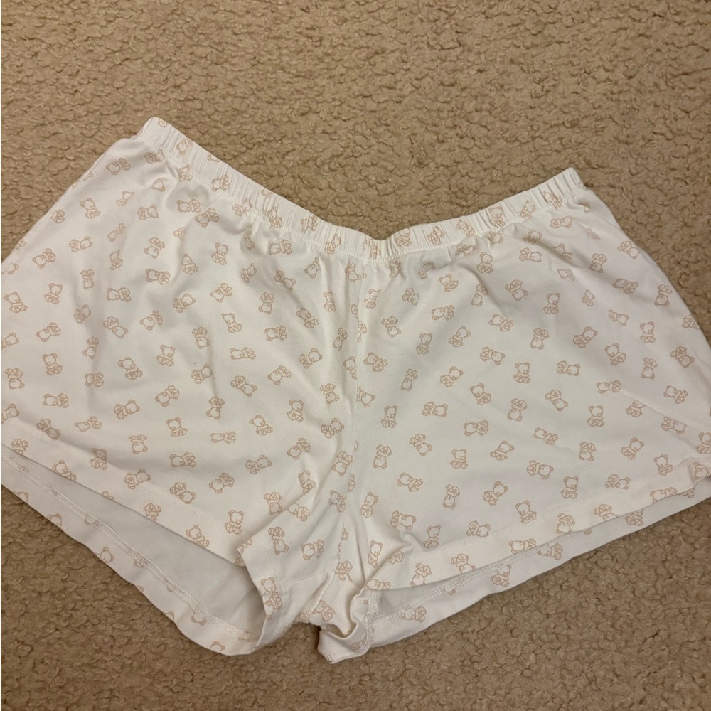 Brandy Melville Teddy Bear Sleep Shorts
